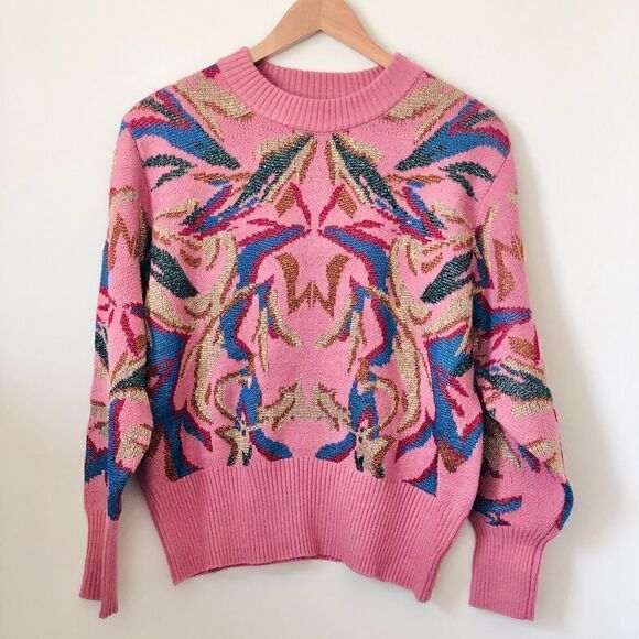 Suncoo Pandor Sweater Pull Pandor-Pink and Gold Parisian sweater - Picture 16 of 16